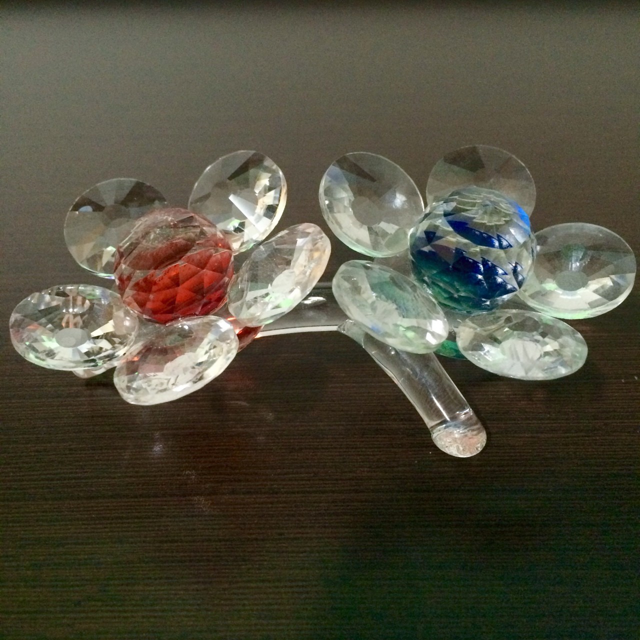 Flor Dupla de Cristal 4,5cm - BR7853612