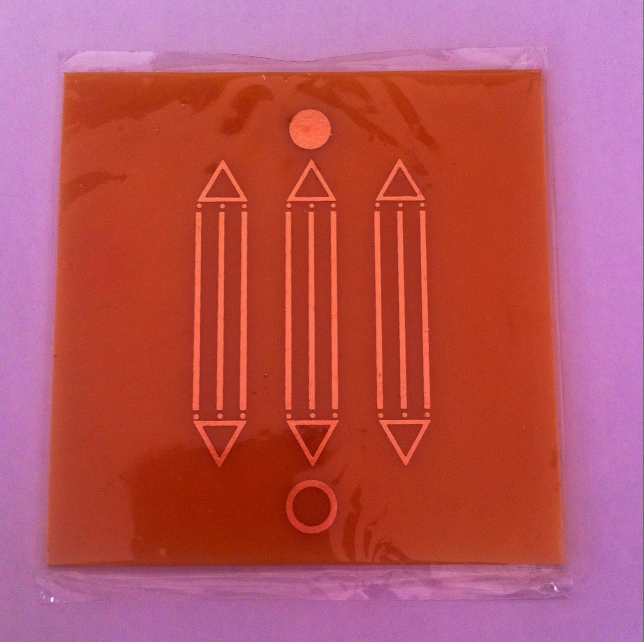 Gráfico Fenolite Cobre 7x7 - Luxor