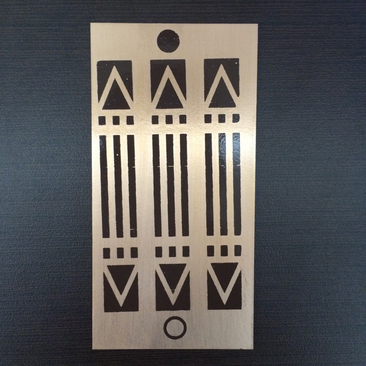 Gráfico de Cobre - desenho de Triluxor