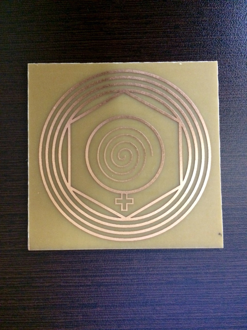 Grafico Fenolite cobre 7x7-Desembaraçador Relacionamento Afetivo